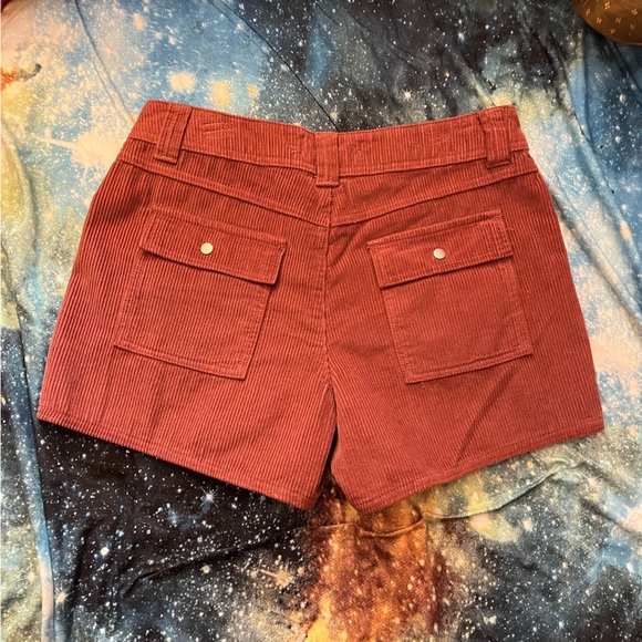 Indigo Rising Surf Corduroy Retro Cargo Beach Skateboard OP Shorts NWOT - Picture 8 of 10